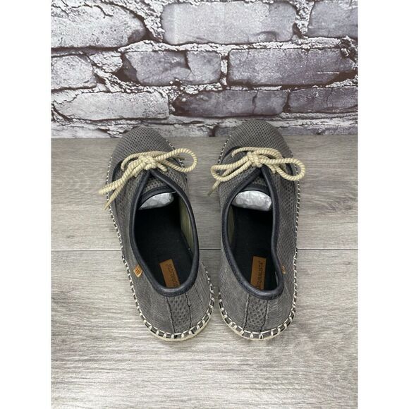 El Naturalista Gray Suede Leather Oxfords Lace Up Sneakers Shoes Men 41EU/8M US - Picture 5 of 16